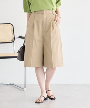 earth music&ecology チノバミューダパンツ Beige
