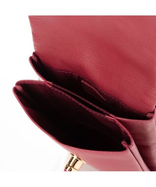 UNBILLION ペルケ perche ジェムストーンヒネリモバイルショルダー ピンク