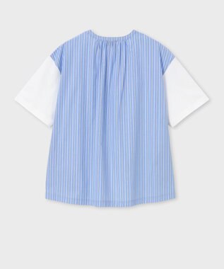 Paul Smith シャツ コンビ フレア カットソー ホワイト