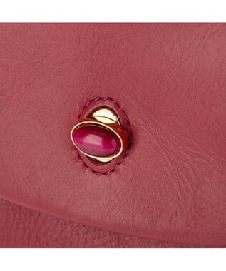 UNBILLION ペルケ perche ジェムストーンヒネリモバイルショルダー ピンク