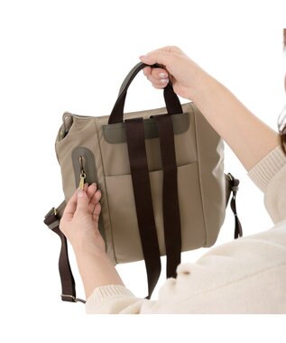 IBIZA ディアリオ　ナイロン　リュック ベージュ