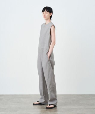 ATON KYOTO TSURIZOME LINEN | ジャンプスーツ GRAY
