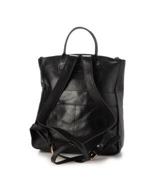 UNBILLION ピークスピーク PEAKS PEAK / 牛革レザーメッシュA4リュック ブラック