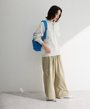 Green Parks ハーフＺｉｐ裏毛プルオーバー Oatmeal