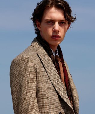 JOSEPH ABBOUD 【日本製・Mantero】ウールシルクソリッド ネクタイ