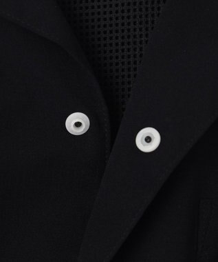 PW CIRCULUS 【MEN】【ストレッチ / 通気性】ロゴ オープンカラー シャツ ブラック系