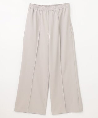 ANY 【洗濯機可・ウエストゴム】楽映えワイドパンツ サンドベージュ