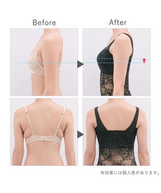 BRADELIS New York 【BRADELIS New York】レーシィブラキャミ25S1 ノンワイヤー 補正 ブラトップ カップ付き ブラック