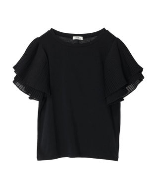 earth music&ecology プリーツフレアプルオーバー Black