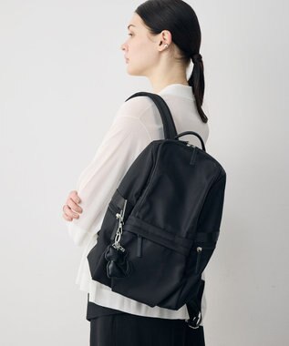 ICB 【4/3-4/19期間限定・受注生産】選べるチャーム 8ポケットナイロンリュック カスタマイズ ネコ