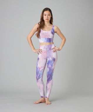 Chacott Chacott BALANCE インクアートプリントレギンス ピンクＰＴ