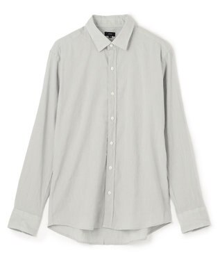 JOSEPH HOMME 【LEON 掲載】リネンストレッチブロード レギュラーカラーシャツ スカイブルー系