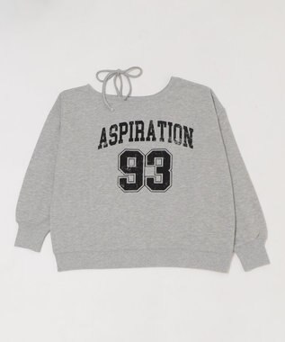 WEGO 【25年秋冬新作】2WAYグラフィックワンショルBIGスウェット 柄7