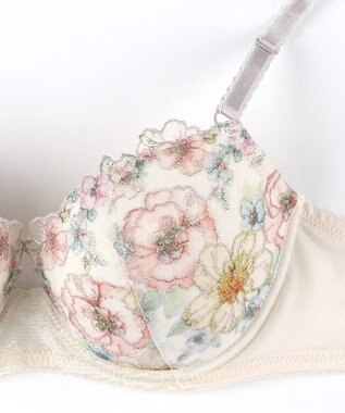 Wing 【ナチュラルアップブラ】 AA~Gカップ展開 ふっくら自然なまるみでバストアップ KB2060 ウイング／ワコール クリーム