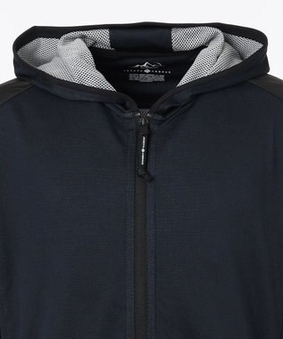 JOSEPH ABBOUD MOUNTAIN デルタバックカノコ　パーカー ネイビー系