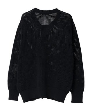 AMERICAN HOLIC エコカルットクルーネックカーディガン Navy