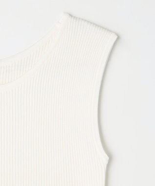 ANY L 【2SET】シアーロゴニット×タンクトップセット ライトベージュ