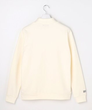 23区GOLF 【MEN】ストレッチ裏フリースモックネック ホワイト系