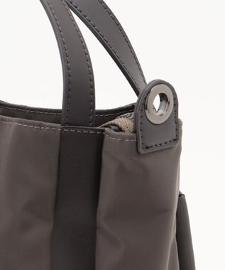 Y'SACCS 【大人のおしゃれ手帖10月号掲載】市川実和子×Y'SACCS　ナイロンすっきりミニマムトート ダークグレー