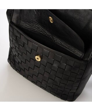 UNBILLION ピークスピーク PEAKS PEAK / 牛革レザーメッシュA4リュック ブラック