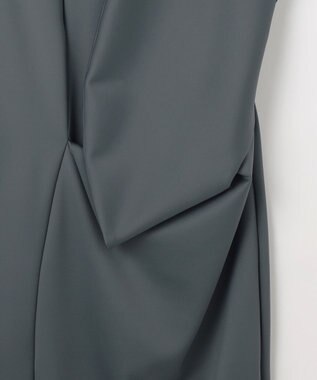 23区 【エステータ】スキューバ フレンチスリーブ ワンピース グレー系