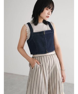 Green Parks デニムビスチェ One Wash