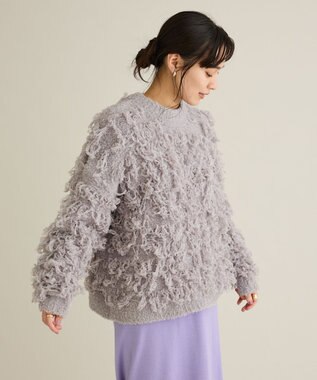 CRAFT STANDARD BOUTIQUE ループ編みニットプルオーバー Gray