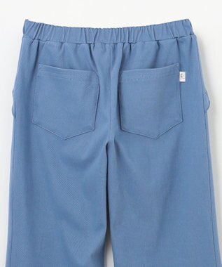 組曲 KIDS 【150-160㎝】フレアーデニムニット パンツ サックスブルー系