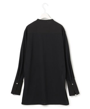 ICB 【UVケア・接触冷感・吸水速乾】コンビネーションジャージー チュニックカットソー ブラック系