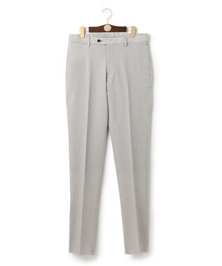 J.PRESS MEN 【J.PRESS PLUS】ポリエステルコットンリネンサッカー スラックス ベージュ系1