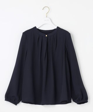 ANY SIS 【WEB・一部店舗限定】エニポカシリーズ ブラウス ネイビー