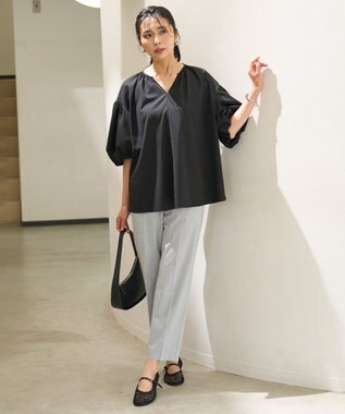 接触冷感/ストレッチ】マイビューティ テーパードパンツ