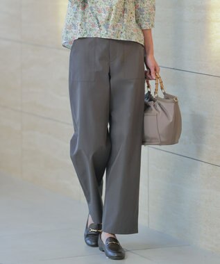 J.PRESS LADIES 【WEB限定カラーあり】TC ライトタンブラー ベイカー パンツ