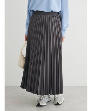 Green Parks プリーツスカート Dark Gray