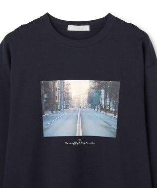 UNFILO MENS 【男女兼用】3シーズンスウェット フォトTEE ネイビー