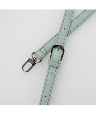 UNBILLION カシュカシュ cachechche / ヒネリ金具ベルトシボミニバッグ グリーン