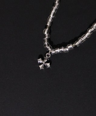 WEGO Mメタルモチーフビーズネックレス ホワイト