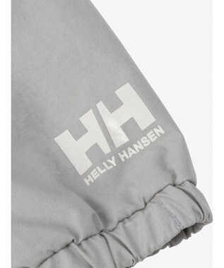 HELLY HANSEN 【キッズ・はっ水・高視認・クイックフリー・記名ラベル付・フード取り外し可】キッズ ヴォーゲンジャケット ミスティグレー