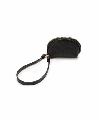 TOPKAPI 【Breath TOPKAPI】【TOPKAPI × 藤本美貴さんコラボ】スコッチグレイン ラウンド ミニポーチ キーケース/撥水 ブラック