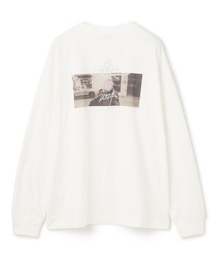 NAVE 【xNAVE】Six Sence Recordコラボ グラフィックロングスリーブT アイボリー系