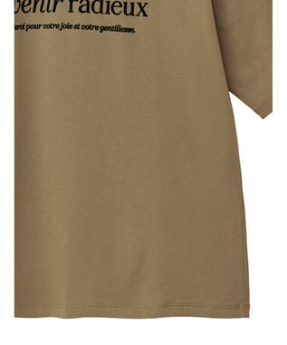 Green Parks ５分袖フロッキーロゴプリントＴＥＥ Khaki