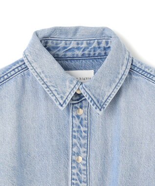 uncrave 【upper hights × uncrave】THE SENSE uncrave デニムシャツ フェザースカイブルー