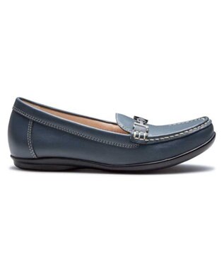 REGAL FOOT COMMUNITY 【アールドット】S04C ビット付きフラットシューズ ネイビー×ネイビー