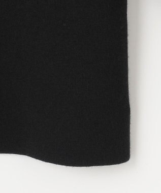 自由区 【アンサンブル対応・洗える】レーヨンストレッチ カーディガン ブラック