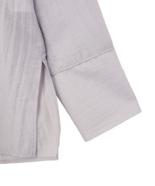 CRAFT STANDARD BOUTIQUE シアーオープンカラーシャツ Light Purple