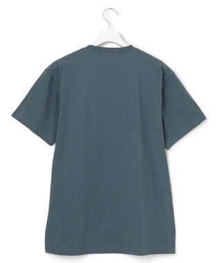 J.PRESS YORK STREET 【UNISEX】YALEアーチロゴTシャツ ダルブルー系