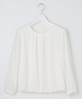 J.PRESS LADIES S プルエラ クルーネック カットソー ホワイト系