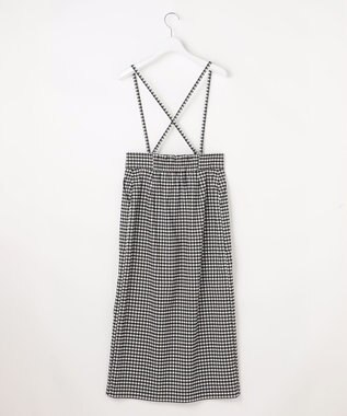 ANY SIS 【2WAY】フロントジップタイト スカート ギンガム