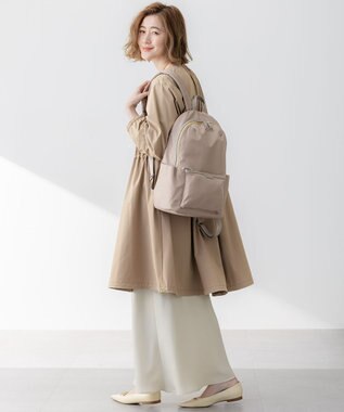 23区 【撥水加工/新色追加】ナイロン リュック ベージュ系