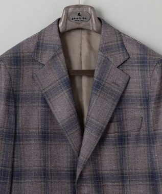 GOTAIRIKU 【DELFINO】シルクリネンライトツイード ジャケット ダークブラウン系4
